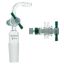 ADAPTERS, FLOW CONTROL, PTFE METERING STOPCOCK, 90°