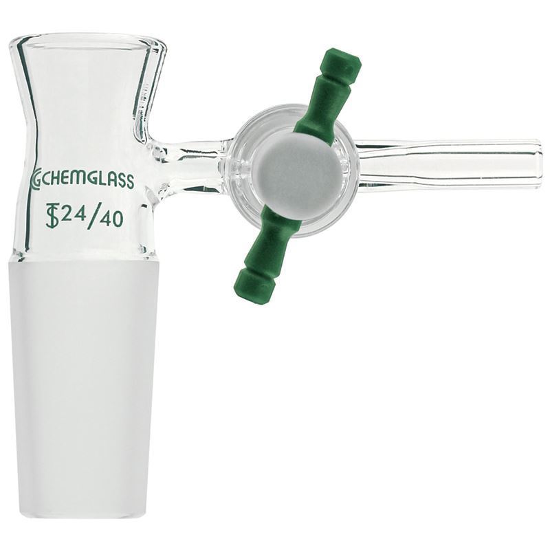 CG-1053-A - ADAPTERS, VACUUM FILTRATION, WITH PTFE STOPCOCKS- Chemglass  Life Sciences