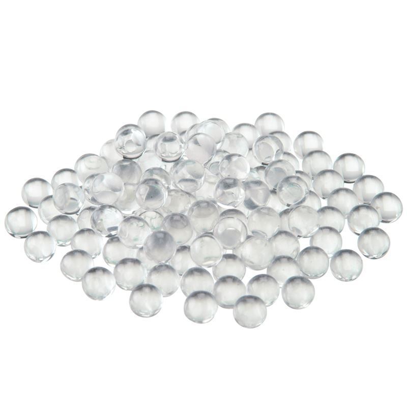 uxcell 3mm Solid Round Clear Glass Ball Boiling Stones Soda Lime Glass Beads 500pcs 