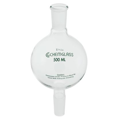 24/40 Outer Joint Chemglass CG-1189-19 Glass Chromatography Column with Fritted Disc and 2mm PTFE Stopcock 2 ID x 12 Effective Len 
