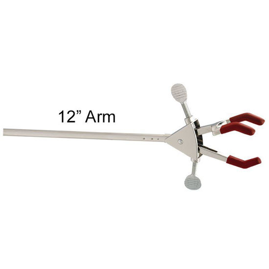 CLAMPS, THREE-PRONG EXTENSION, DUAL ADJUST, 12" ARM