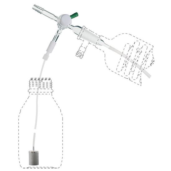 ADAPTERS, FRITTED INLET FEEDS FOR ROTARY EVAPORATORS 