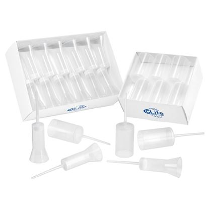 FILTER FUNNELS, POLYETHYLENE FRIT AND DIATOMACEOUS EARTH, SHELF PACK CONVENIENCE TRAYS 