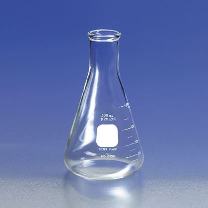 1000mL Proglass Flask,Erlenmeyer,Heavy Wall,with The Filtering Hose Connector 