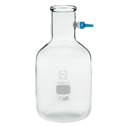 4000 mL Chemglass CG-1542-21 Series CG-1542 Erlenmeyer Flask with 24/40 Outer Joint Size 