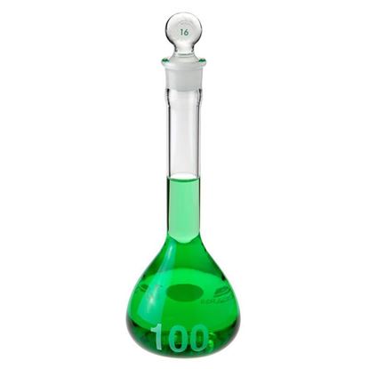 CHEM SCIENCE INC 129.702.08 Volumetric Flask Serialized and Certified with One Graduation Mark Class A Narrow Mouth Capacity 500 mL with Teflon Stopper Size # 19 Sati International Inc. 