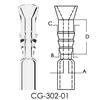 CG-302-01; DIRECT SEALING GLASSBLOWERS HOSE CONNECTIONS, MICRO