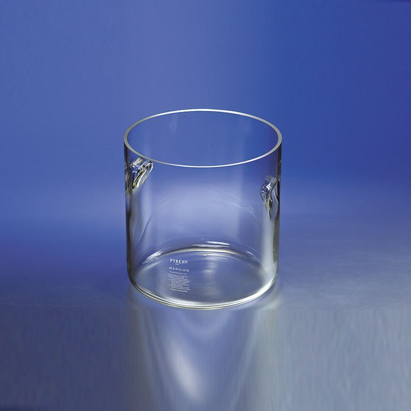 Pyrex™ Borosilicate Glass Cylindrical Reaction Vessel with