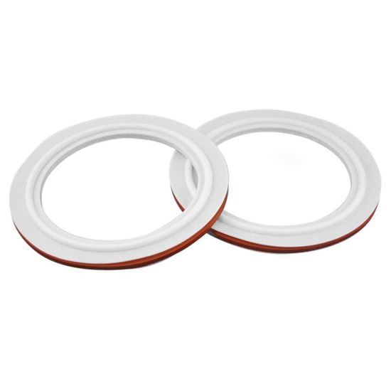 GASKETS, ENVELOPE STYLE, PTFE, SILICONE CORE