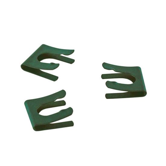 METAL RETAINING CLIPS FOR GLASS STOPCOCK PLUGS