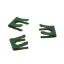 METAL RETAINING CLIPS FOR GLASS STOPCOCK PLUGS