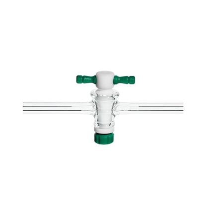 Chemglass CG-591-01 Series CG-591 General Purpose Threaded Stopcock with Low Hold-Up for Complete Valve Chemglass Life Sciences