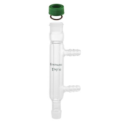 14/10 Joint Chemglass Life Sciences Chemglass MW-33-01 Series MW-33 Minim-Ware Inlet Vacuum Adapter