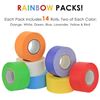 TAPE, LABELING, GENERAL PURPOSE, RAINBOW PACKS