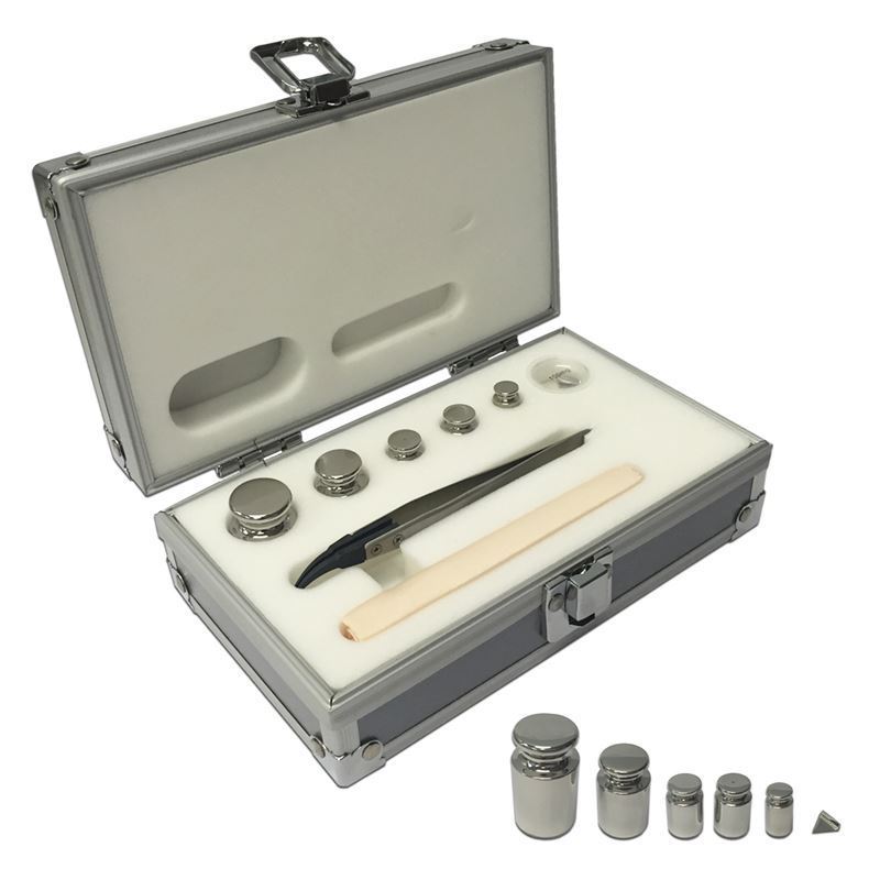 F1 5Kg HayWHNKN Calibration Weights Set Stainless Steel Balance Scale Calibration Weight Kit Set 