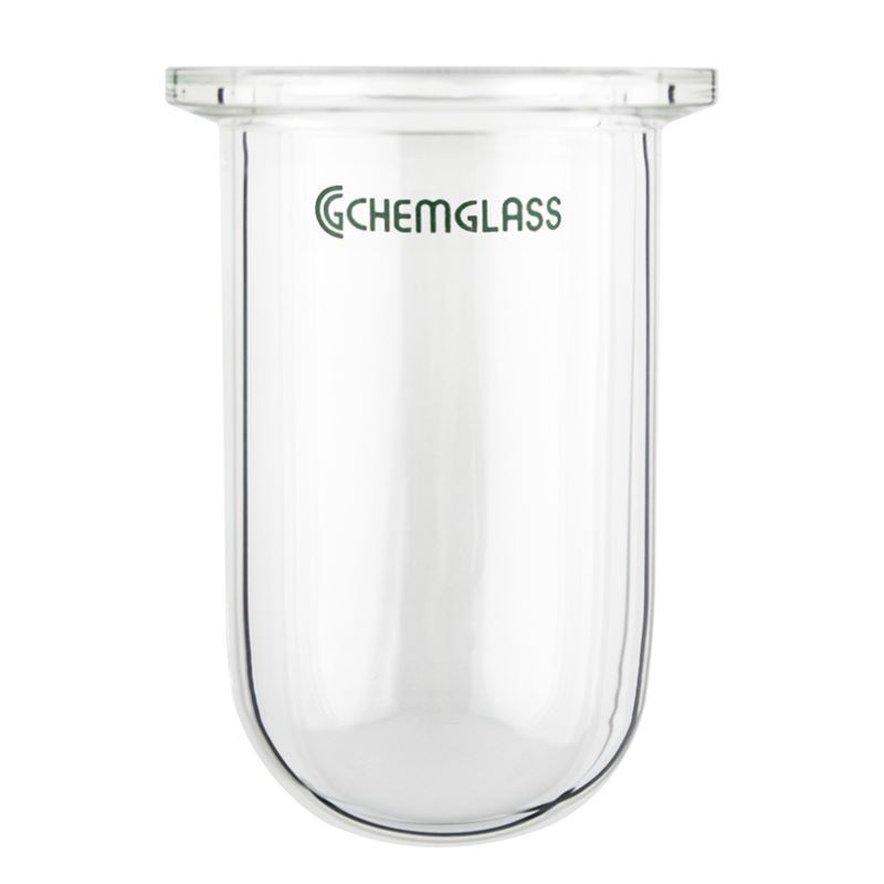 Round Bottom 50 mL Capacity Chemglass CG-MR-50V2 Series CG-MR Reaction Vessel Compatible with Mettler Systems 
