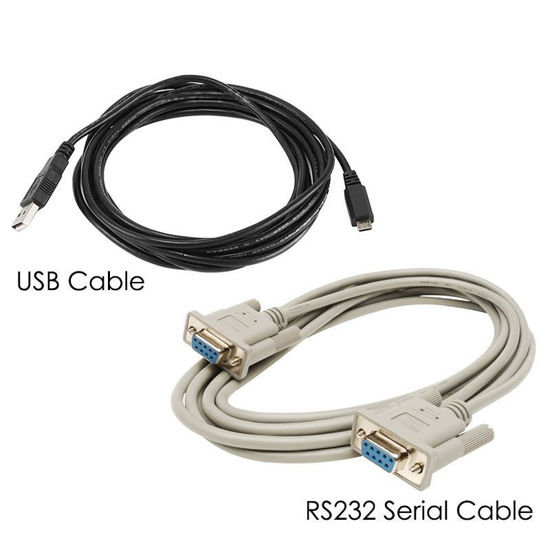 RS232 SERIAL CABLES AND USB CABLES, RXNHUB CONTROLLERS