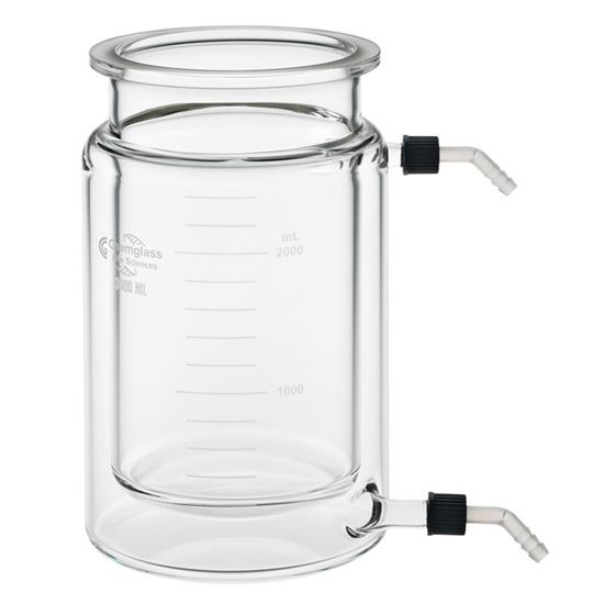 JACKETED GLASS BIOREACTOR VESSELS