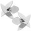 MARINE STYLE IMPELLER BLADES FOR BIOREACTORS
