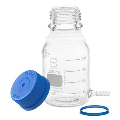 500 mL Cole-Parmer AO-95644-04 Sterilized Sampling Bottle Assembly 