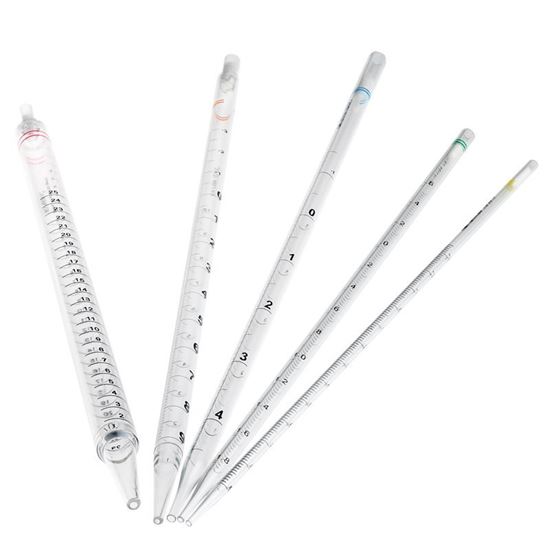 SEROLOGICAL PIPETS, INDIVIDUALLY WRAPPED PAPER/PLASTIC WRAPPER, SHELF PACK BOXES, STERILE