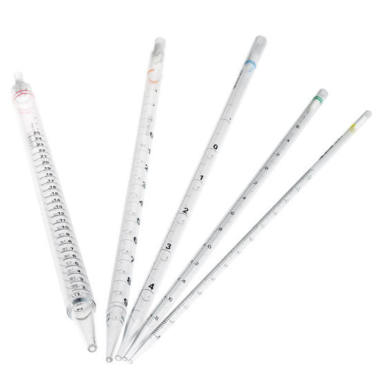 SEROLOGICAL PIPETS, INDIVIDUALLY WRAPPED PAPER/PLASTIC WRAPPER, BAGGED, STERILE