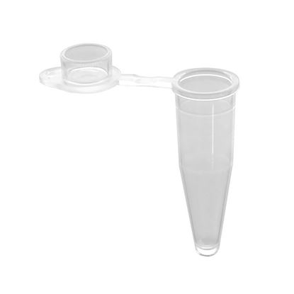 PCR REACTION TUBES, 0.2ML, NATURAL, WITH FLAT CAPS