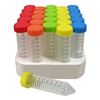 CLS-4301-C50; 50ML CENTRIFUGE TUBES, FOAM RACKS, RAINBOW CAPS, STERILE