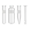 MICROWAVE REACTION VIALS, HEAVY-WALL TYPE 1 CLASS A BOROSILICATE GLASS, COMPLETE PACKAGES