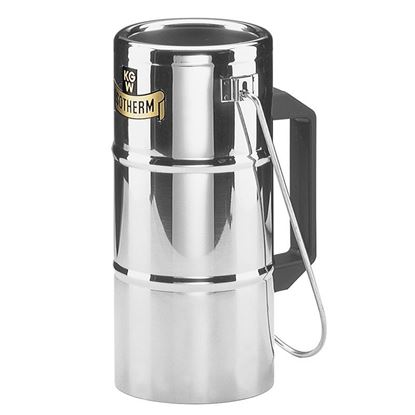 FLASKS, DEWAR, STAINLESS STEEL, SIDE GRIP AND CARRYING HANDLE