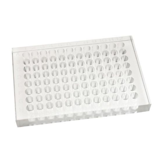 PLATES, GLASS, REACTION, 96-WELL