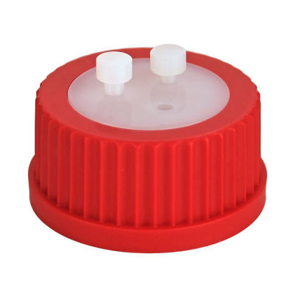 CG-1158-12; GL-45 CAP ASSEMBLY, RED, 1/8"