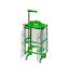 REACTOR SUPPORT FRAMES, MOBILE, JACKETED, 75L THRU 100L