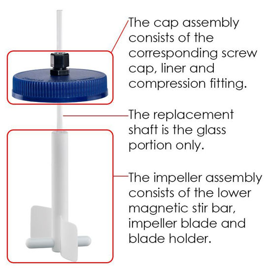 REPLACEMENT PARTS FOR BIOPROCESS SPINNER FLASKS