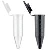 CENTRIFUGE TUBES, MACROTUBES, 5ML, CLEAR AND BLACK TUBES