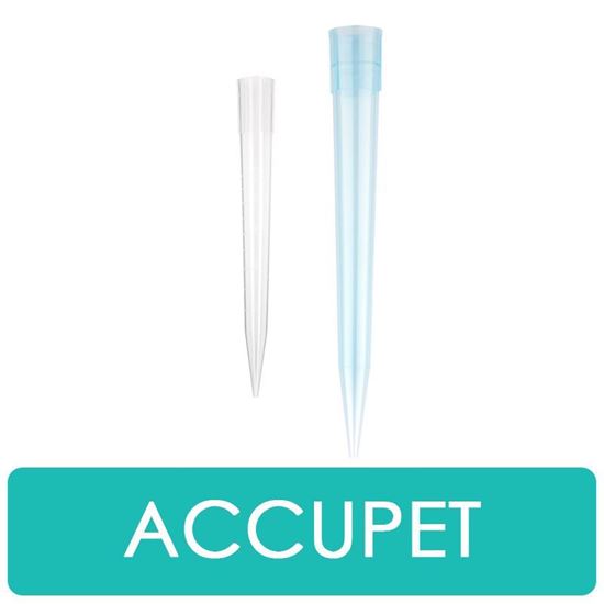 PIPETTE TIPS, LARGE VOLUME, RACKED, STERILE AND NON-STERILE, ACCUPET