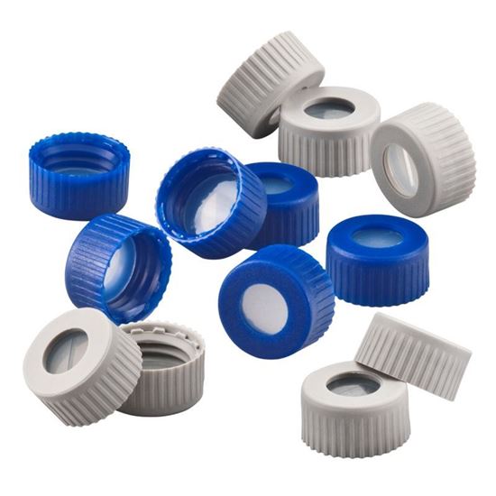 9MM THREAD BONDED CLOSURES, PTFE/SILICONE