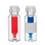 LARGE OPENING SCREW THREAD VIALS WITH FUSED INSERTS