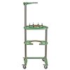 REACTOR SUPPORT FRAME, MOBILE, JACKETED, 50L, 400MM FLANGE
