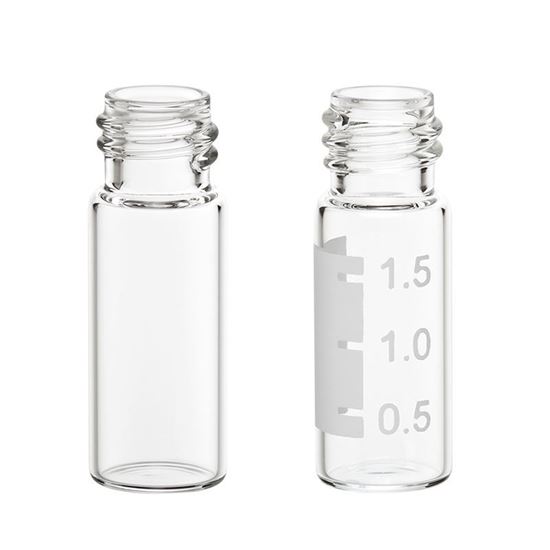 LARGE OPENING SCREW THREAD VIAL, CLEAR