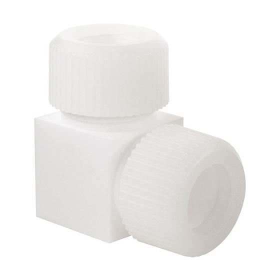 COMPRESSION FITTINGS, PTFE, 1”, 90 DEGREE