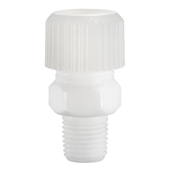 ADAPTERS, TFE COMPRESSION, NPT MALE