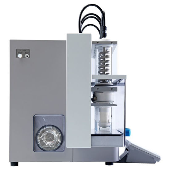 AUTOMATIC SOLVENT EXTRACTOR, 3 POSITIONS, SIDE VIEW