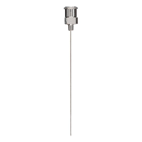 NEEDLES FOR SYRINGES, STAINLESS STEEL, NICKEL PLATED BRASS HUBS