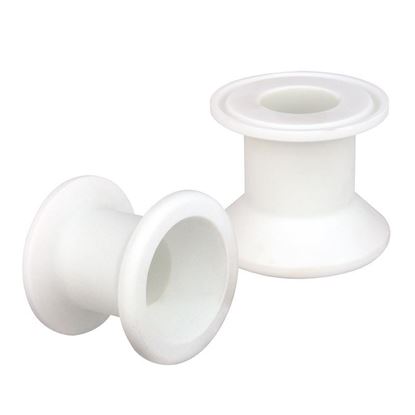 ADAPTERS, SANITARY, BEADED PIPE, PTFE, TRI-CLAMP