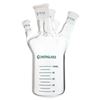 REACTION VESSEL, ONE-PIECE, 100mL, 5-NECK, EQUIVALENT TO METTLER EASYMAX