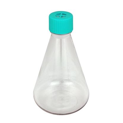 ERLENMEYER FLASKS WITH VENT CAPS, FLAT BASE, STERILE
