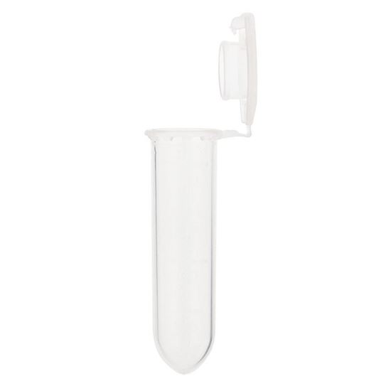 MICROCENTRIFUGE TUBES, 2.0ML, CLEAR, ROUND, LOCK CAPS, STERILE