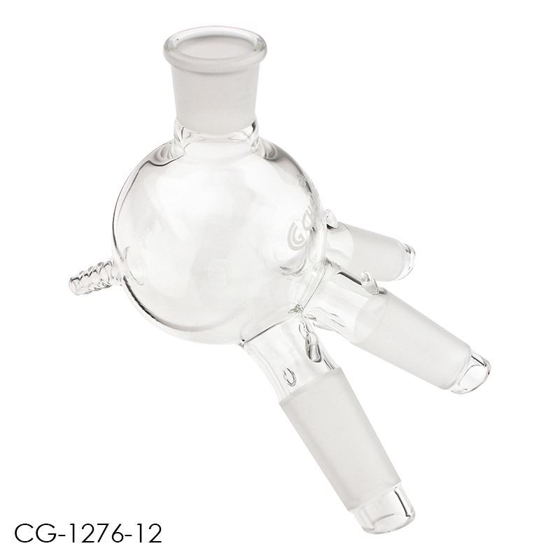 Chemglass CG-1281-02 Series CG-1281 Vacuum Adapter for Complete Distilling Receiver 24/40 Joint 