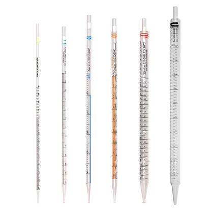 SEROLOGICAL PIPETTE, INDIVIDUALLY WRAPPED, STERILE, NEST